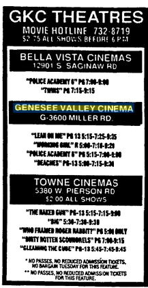 Genesee Valley Cinemas - March 1989 As Gkc